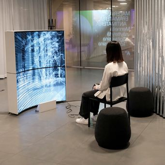 Past Exhibitions as Digital Experiences, Oodi Library, Helsinki 2022, Foto: Cvijeta Miljak, Aalto University