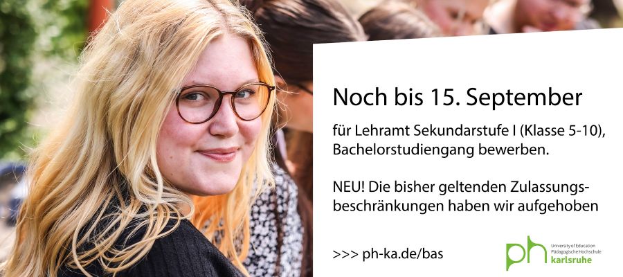 WERBUNG: Pädagogische Hochschule Karlsruhe