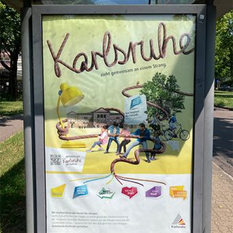 Karlsruhe zieht gemeinsam an einem Strang (Foto: Roger Waltz)
