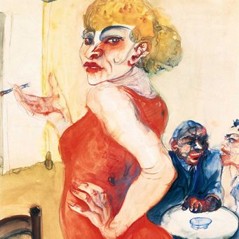 Lissy, 1931, Aquarell über Bleistift, Privatsammlung, Städel Museum, Frankfurt am Main