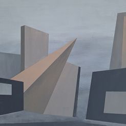 Marita Mattheck – „Vermutung“, Acryl auf Leinwand