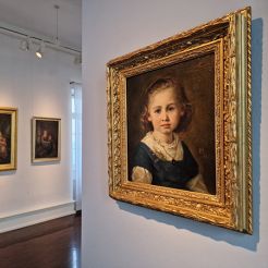 Adolphine Herpp – Porträt eines Mädchens, 1871, Bild im Vordergrund