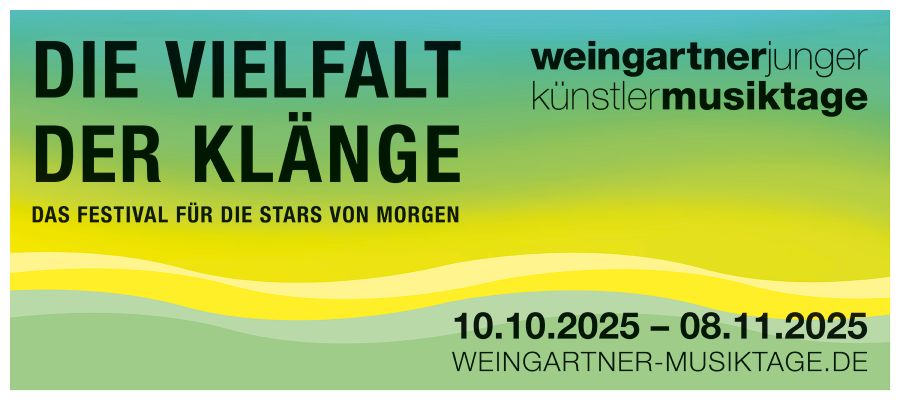 WERBUNG: Weingartner Musiktage junger Künstler