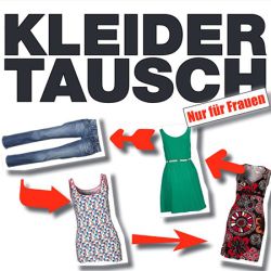 Frauen-Kleidertausch