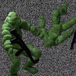 Dull Spots Of Greenish Colours