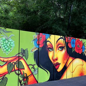 Graffiti von Emesa an der Rintheimerstr. (Foto: Dieter Walde)
