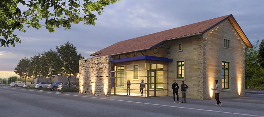 Kulturschuppen Sulzfeld (Abb.: Visualisierung, 2023)