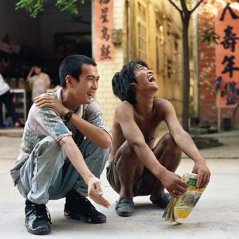 Zheng Guogu – „Me And My Teacher“, 1993, mit Genehmigung des Künstlers & Vitamin Creative Space
