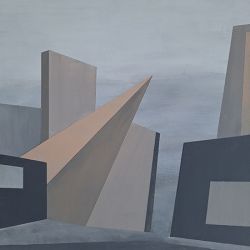 Marita Mattheck – „Vermutung“, Acryl auf Leinwand