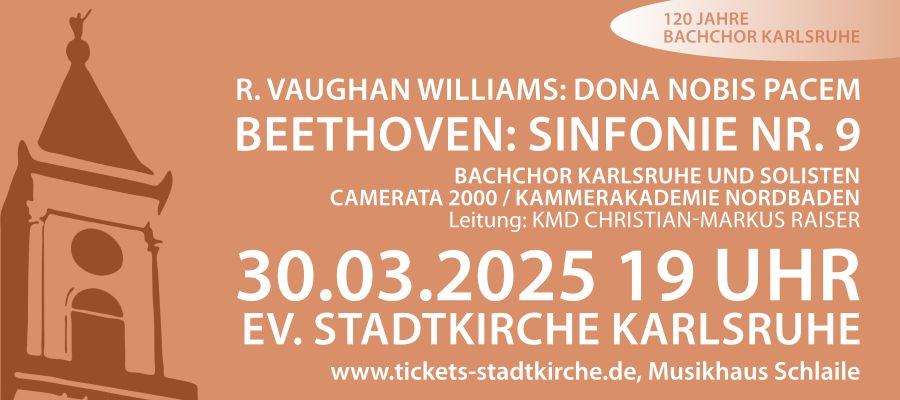 WERBUNG: 120 Jahre Bachchor Karlsruhe