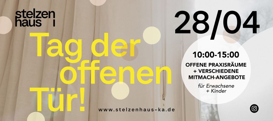 WERBUNG: Tag der offenen Tür @ Stelzenhaus am So, 28.4.
