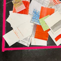 All In (Abb.: Ausstellungsplakat von Gesine Peterson)