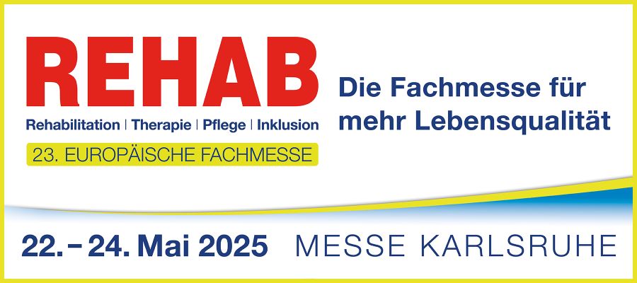 WERBUNG: Messe Karlsruhe – „Rehab“ von Do-Sa, 22.-24.5.