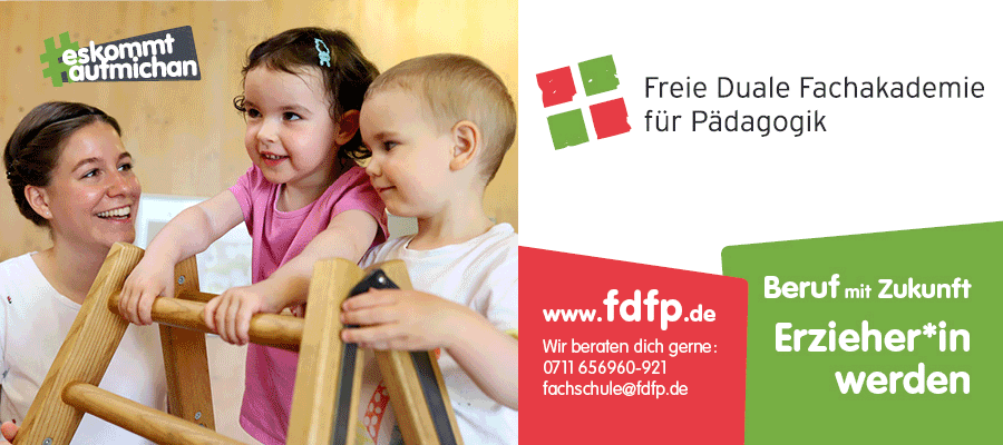WERBUNG: Freie Duale Fachakademie für Pädagogik