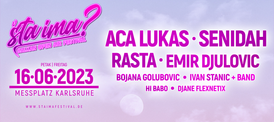 WERBUNG: „Šta ima Festival “ am Fr, 16.6.